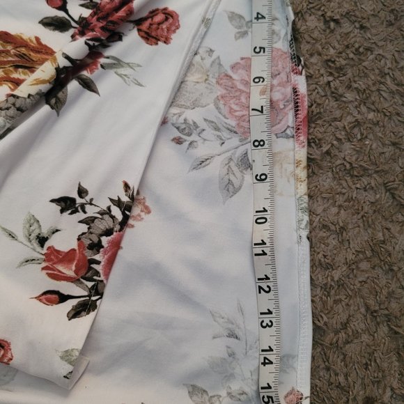 🌸🌸🌸J for Justify White Floral Dress Size 2X - Picture 5 of 6